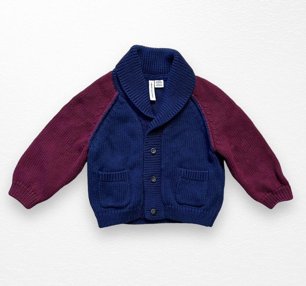 Janie and Jack Shawl Collar Cardigan, 6-12 Months